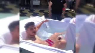 Antalyada Bir Garip Icat Araca Teras Yapıp Mangal Yaktılar