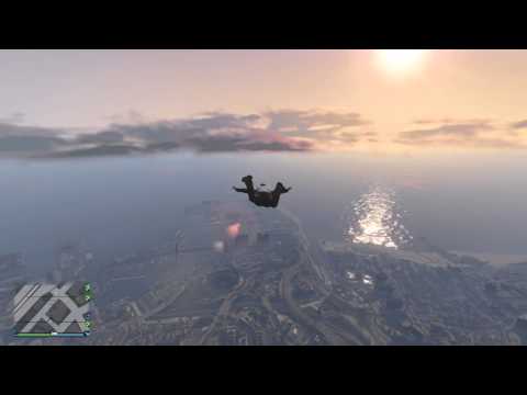 Grand Theft Auto V Parachute Glitch