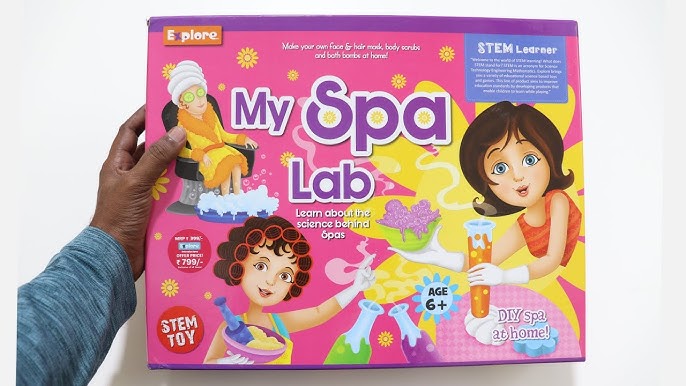 XXTOYS Bath Bombs Science Lab - Create 10 Bath Bombs Bath Toys for