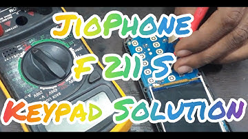 JioPhone f211s  keypad not working/jumper solution