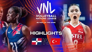 🇩🇴 DOM vs. 🇹🇷 TUR - Highlights Week 2 | Women's VNL 2023