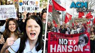 Students walk out of class to protest Pauline Hanson and One Nation