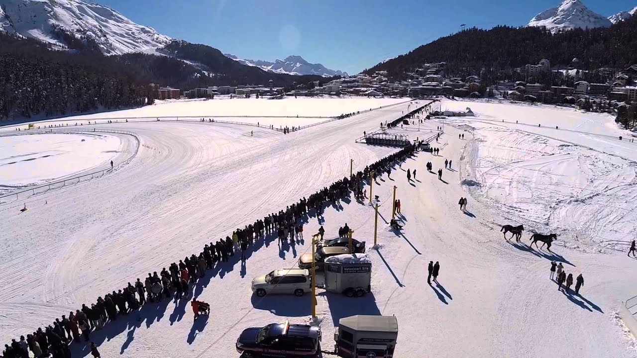 White Turf St. Moritz 2014 - Aerial