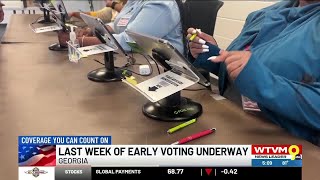 Last week of early voting underway in Georgia