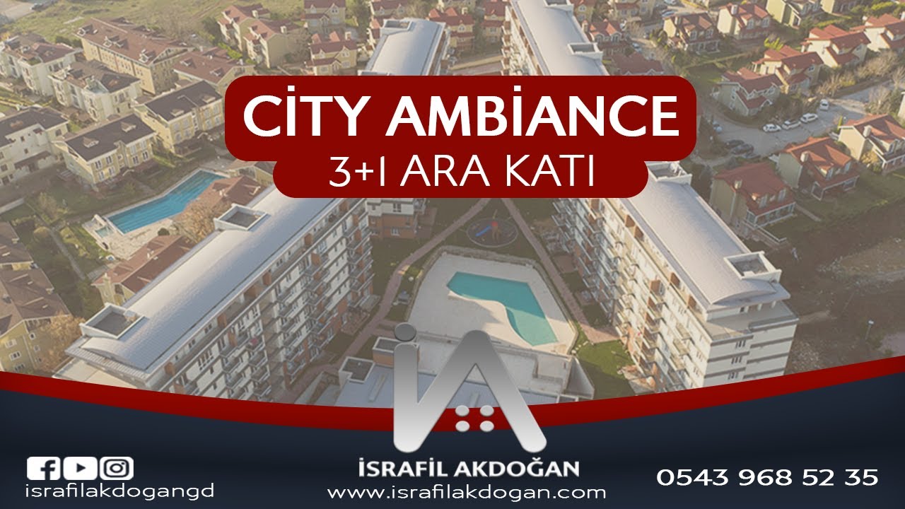 Çekmeköy Alemdağ City Ambiance 3+1 Daire - YouTube