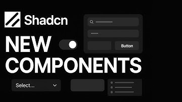 NEW SHADCN UI COMPONENTS DROPPED - Shadcn UI