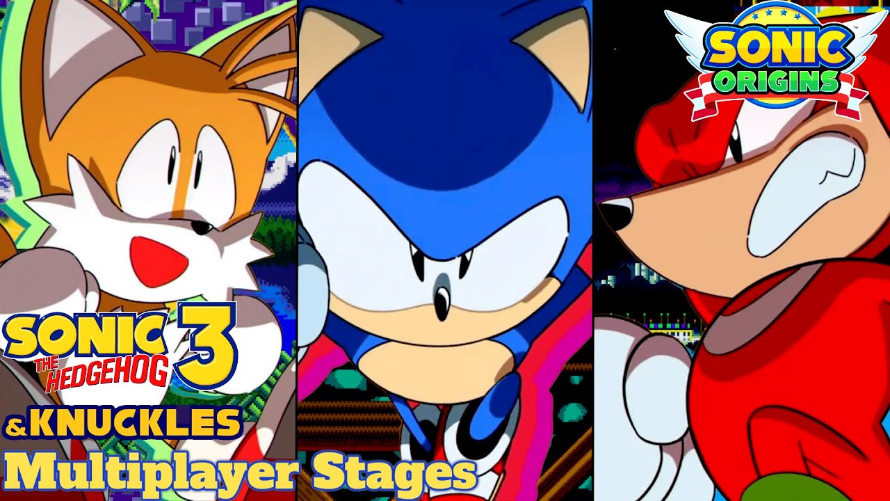Sonic the Hedgehog 3 & Knuckles - Multiplayer Stages | Sonic Origins ...