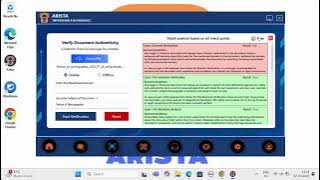 Arista Windows Application Demo