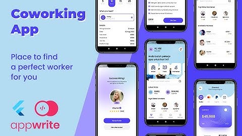 Flutter Appwrite - Coworker App [Trailer]