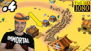 Tiny Miners - Idle Clicker Gameplay- #4 -  5000 MINERS!  (Android) - GPV247