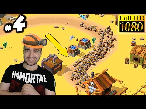 Tiny Miners - Idle Clicker Gameplay- #4 - 5000 MINERS! (Android) - GPV247