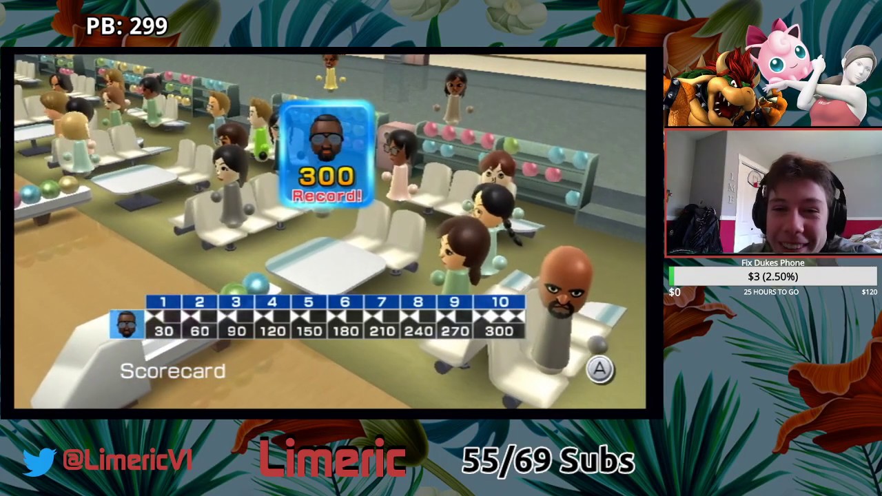 how to bowl a perfect game in wii bowling