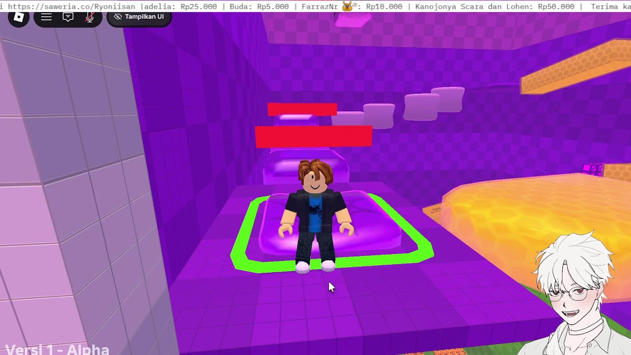 Awalnya cuma setting OBS tapi akhirnya malah Roblox 新人VTUBER | 雑談、ゲーム、ゆっくりの配信！