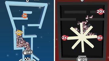 Split Balls 3D - All Levels Gameplay Android, iOS