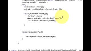 Visual C++ Tutorial 14 | Windows Forms Application How to Link List Box with Database