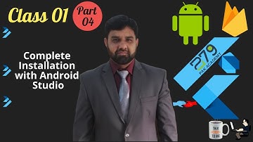 flutter course in hindi/urdu || flutter installation in android studio final || class 01 || part 04