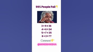 Only Geniuses Solve This Math Riddle in 10s ⏳ | Puzzle Quiz