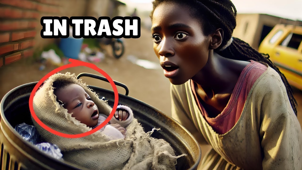 A WOMAN finds a BABY in a TRASH#africafolktes - YouTube