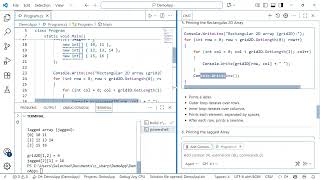 Celebrity C# 58: Arrays: 2D vs Jagged — Built Fast with Copilot Profile