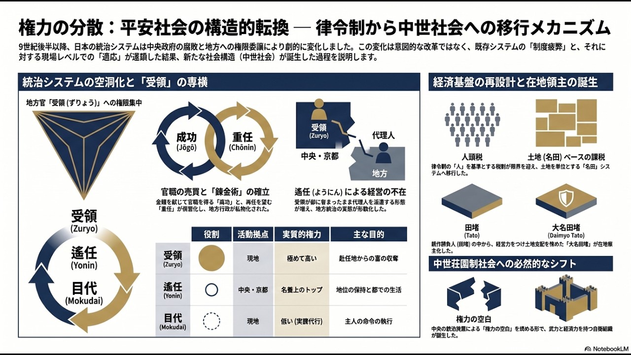 日本史]]権力の分散と平安経済の構造転換 - YouTube