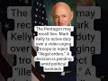 Pentagon Eyes Court-Martial for Sen. Mark Kelly