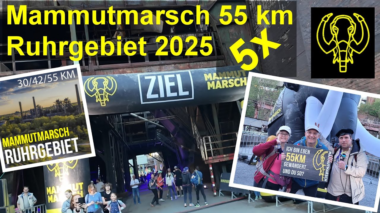 Mammutmarsch Ruhr 2025 55 km - zum 5. Mal gefinished