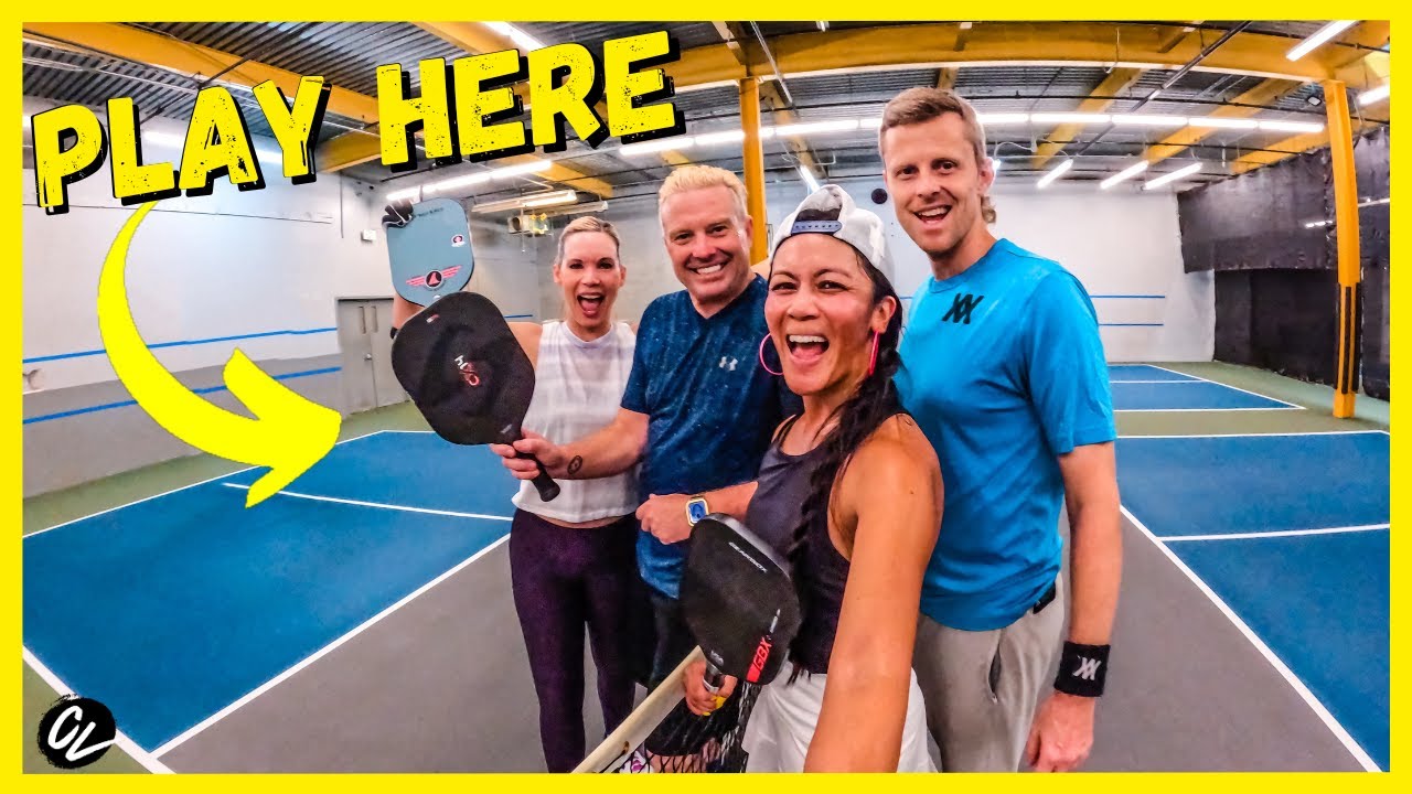 Best INDOOR PICKLEBALL in San Diego? Pickleball Club of Carlsbad! YouTube