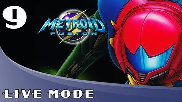 Metroid Fusion Blind Run: Part 9 - Metroid Monday Live Stream - Game Mode