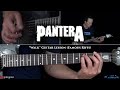 Walk Guitar Lesson - Pantera (Famous Riffs)