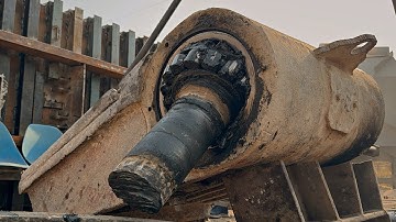 Unbelievable Engineering | Stone Crusher Shaft Completely Broken & Repaired Like New