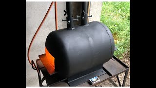 Fabrication D Une Forge A Gaz Gas Forge Build Youtube