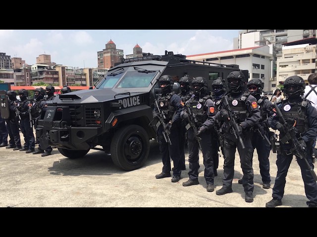 台湾 内政部警政署 保安警察第一總隊 救出演練 Taiwan Police Special Operation class=