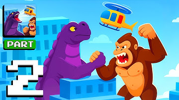 Heli Monsters: Giant Hunter - Gameplay Walkthrough Part 2 - Helicopter Monster Chase (iOS, Android)