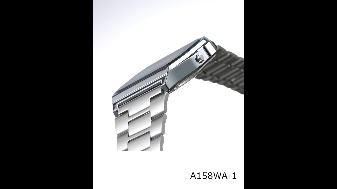 A158WA-1 | Vintage Silver Stainless Steel Metal Watch | CASIO