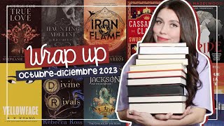 Wrap up: OctubreDiciembre 2023 | Los libros que leí