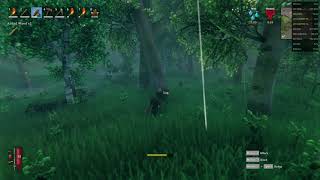 Killing Greylings with Log - Valheim