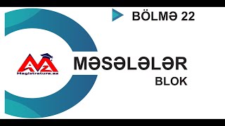 Blok məsələləri-Elsevər Məmmədov