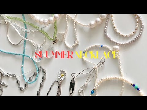 (eng cc) SUMMER NECKLACE HAUL 