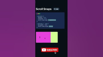 Scroll Snaps HTML & CSS #viral #viralshort #shorts