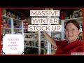 MASSIVE WINTER STOCK UP 💕FREEZER AND PANTRY TOUR 💕LARGE FAMILY OF 10