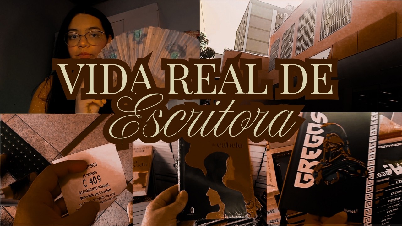 Vida real de escritora 📦✍️ embalando livros + caos nos Correios