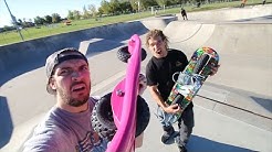 WEIRD NEW 2-WHEEL SKATEBOARD