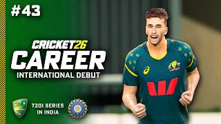 INTERNATIONAL DEBUT - Cricket 26 Career Mode #43 screenshot 4