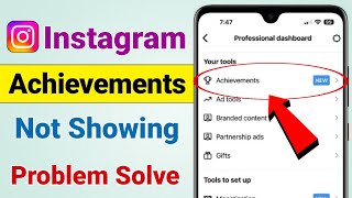 Achievements option not showing in instagram | Instagram Achievements option missing 