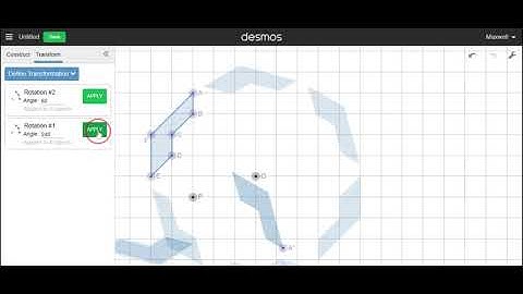 Rotations & other Rigid Transformations in Desmos Geometry