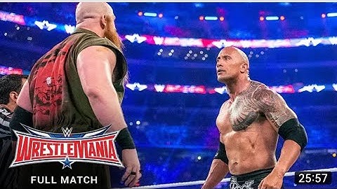 FULL MATCH - The Rock vs. Eric Rowan: Wrestlemania 32