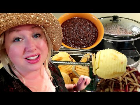 🍎Jamerrill's Slow Cooker APPLESAUCE and APPLE BUTTER ❤️| Crockpot Recipes