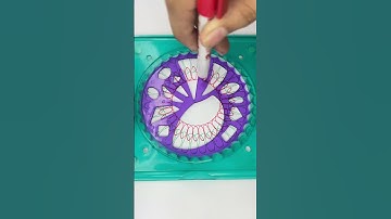 Why Are These Patterns So Captivating to Watch? #art #2024 #spirograph #shorts #satisfying #usa