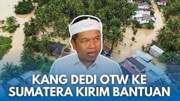 KDM TINGGALKAN JABAR! Dedi Mulyadi Bawa Bantuan Rp 7 Miliar untuk Korban Bencana Alam di Sumatera