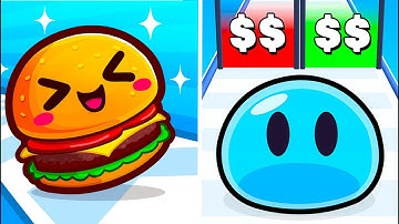 Food Run Vs Slime Run Race 🍈🍇🍒 Walkthrough All New Max Update Mobile Gameplay VD5472
